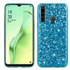 For OPPO Realme 5 Glitter Powder Shockproof TPU Protective Case(Blue) - 1