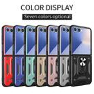 For Samsung Galaxy Z Flip7 Armor Magnetic Bracket TPU+PC Phone Case(Green) - 2