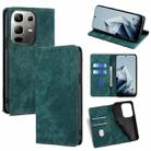 For Infinix Note 50x 5G RFID Anti-theft Brush Magnetic Leather Phone Case(Green) - 1