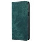 For Realme 14 Pro 5G Global RFID Anti-theft Brush Magnetic Leather Phone Case(Green) - 2
