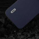 For iPhone 14 Plus ABEEL Genuine Leather Xiaoya Series Phone Case(Blue) - 3