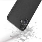 For iPhone 16 Plus ABEEL Genuine Leather Xiaoya Series Phone Case(Black) - 3