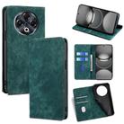 For Tecno Spark 30 4G RFID Anti-theft Brush Magnetic Leather Phone Case(Green) - 1