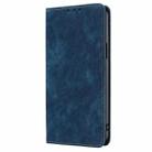 For Tecno Camon 40 Premier 5G RFID Anti-theft Brush Magnetic Leather Phone Case(Blue) - 2