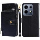 For Infinix Note 30 VIP 5G Zipper Bag Leather Phone Case(Black) - 1