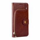 For Realme 11 Pro / 11 Pro+ 5G Zipper Bag Leather Phone Case(Brown) - 2