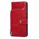 For Realme 14 Pro+ 5G Zipper Bag Leather Phone Case(Red) - 2