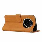 For Realme 14 Pro Stitching Calf Texture Buckle Leather Phone Case(Yellow) - 3