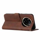 For Realme 14 Pro+ Stitching Calf Texture Buckle Leather Phone Case(Brown) - 3