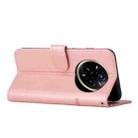 For Realme 14 Pro+ Stitching Calf Texture Buckle Leather Phone Case(Rose Gold) - 3