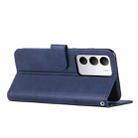 For Realme C71 4G Stitching Calf Texture Buckle Leather Phone Case(Blue) - 3