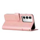 For Realme C71 4G Stitching Calf Texture Buckle Leather Phone Case(Rose Gold) - 3