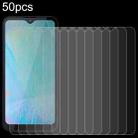 For Hisense U60 50pcs 0.26mm 9H 2.5D Tempered Glass Film - 1