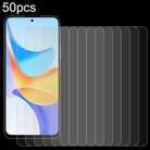 For Honor Play 8T 50pcs 0.26mm 9H 2.5D Tempered Glass Film - 1