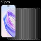 For Honor X50i+ 50pcs 0.26mm 9H 2.5D Tempered Glass Film - 1