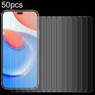 For Honor Play8T Pro 50pcs 0.26mm 9H 2.5D Tempered Glass Film - 1