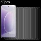 For Honor 400 / 400 Lite 50pcs 0.26mm 9H 2.5D Tempered Glass Film - 1