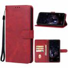 For HOTWAV Cyber X Pro Leather Phone Case(Red) - 1
