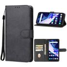 For HOTWAV Note 12 Leather Phone Case(Black) - 1