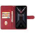 For HOTWAV T7 Pro Leather Phone Case(Red) - 3