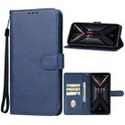 For HOTWAV T7 Pro Leather Phone Case(Blue) - 1