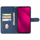 For T-Mobile Revvl 7 Pro 5G Leather Phone Case(Blue) - 3