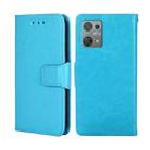 For Blackview Oscal C30 Crystal Texture Leather Phone Case(Sky Blue) - 1