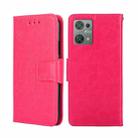 For Blackview Oscal C30 Crystal Texture Leather Phone Case(Rose Red) - 1