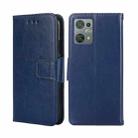 For Blackview Oscal C30 Crystal Texture Leather Phone Case(Royal Blue) - 1