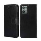 For Blackview Oscal C30 Crystal Texture Leather Phone Case(Black) - 1