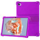 For Blackview Tab 15 10.5 2022 Shockproof Silicone Tablet Case with Holder(Purple) - 1