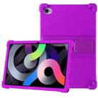 For Blackview Tab 15 Pro 10.5 2023 Shockproof Silicone Tablet Case with Holder(Purple) - 1