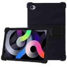 For Blackview Tab 15 Pro 10.5 2023 Shockproof Silicone Tablet Case with Holder(Black) - 1