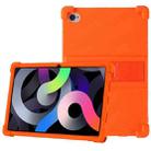 For Blackview Tab 15 Pro 10.5 2023 Shockproof Silicone Tablet Case with Holder(Orange) - 1