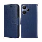 For Infinix Hot 30i 4G Crystal Texture Leather Phone Case(Royal Blue) - 1