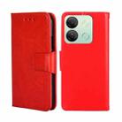 For Infinix Smart 7  HD Crystal Texture Leather Phone Case(Red) - 1