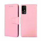 For TCL 40 XE 5G / 40X 5G T601D Crystal Texture Leather Phone Case(Pink) - 1
