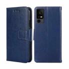 For TCL 40 XE 5G / 40X 5G T601D Crystal Texture Leather Phone Case(Royal Blue) - 1