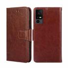 For TCL 40 XE 5G / 40X 5G T601D Crystal Texture Leather Phone Case(Brown) - 1