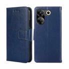 For Tecno Camon 20 Pro 5G Crystal Texture Leather Phone Case(Royal Blue) - 1