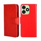 For Tecno Spark Go 2024 Crystal Texture Leather Phone Case(Red) - 1