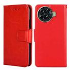 For Tecno Spark 20 Pro+ 4G Crystal Texture Leather Phone Case(Red) - 1