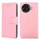 For Tecno Spark 20 Pro+ 4G Crystal Texture Leather Phone Case(Pink) - 1