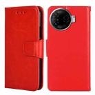 For Tecno Camon 30 Pro 5G Crystal Texture Leather Phone Case(Red) - 1