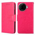 For Tecno Camon 30 Pro 5G Crystal Texture Leather Phone Case(Rose Red) - 1