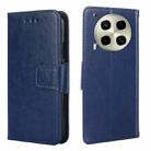 For Tecno Camon 30 Crystal Texture Leather Phone Case(Royal Blue) - 1