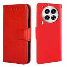 For Tecno Camon 30 Premier 5G Crystal Texture Leather Phone Case(Red) - 1