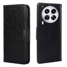 For Tecno Camon 30 Premier 5G Crystal Texture Leather Phone Case(Black) - 1