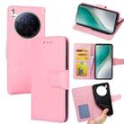 For Tecno Camon 40 Premier 5G Crystal Texture Leather Phone Case(Pink) - 1
