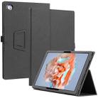 For Blackview Tab 15 10.5 2022 Skin Texture Leather Tablet Case(Black) - 1